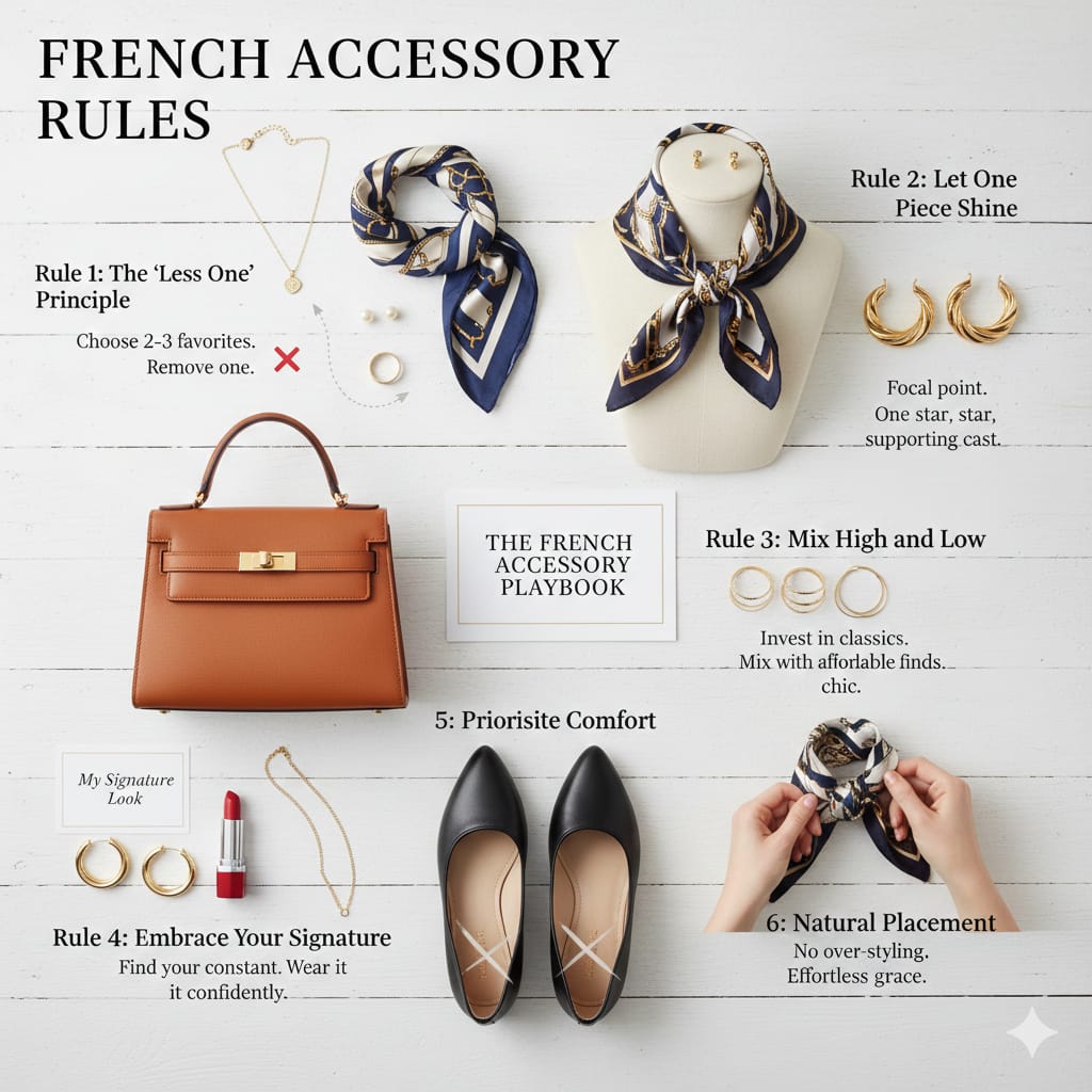 Here are the golden rules of French accessorising