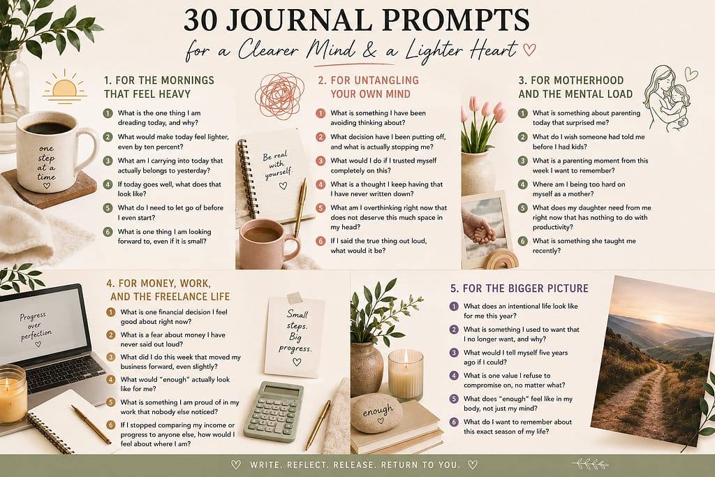 Journaling Prompts for Moms Who Need to Think Out Loud